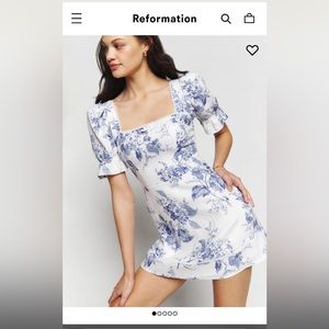 Reformation Evianna Linen Dress